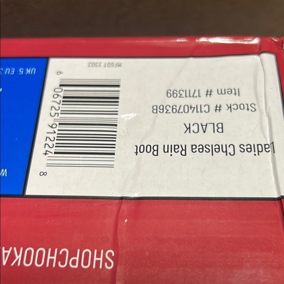 New Chooka Ladies Chelsea Rain Boot Sz 7 - Picture 7 of 7